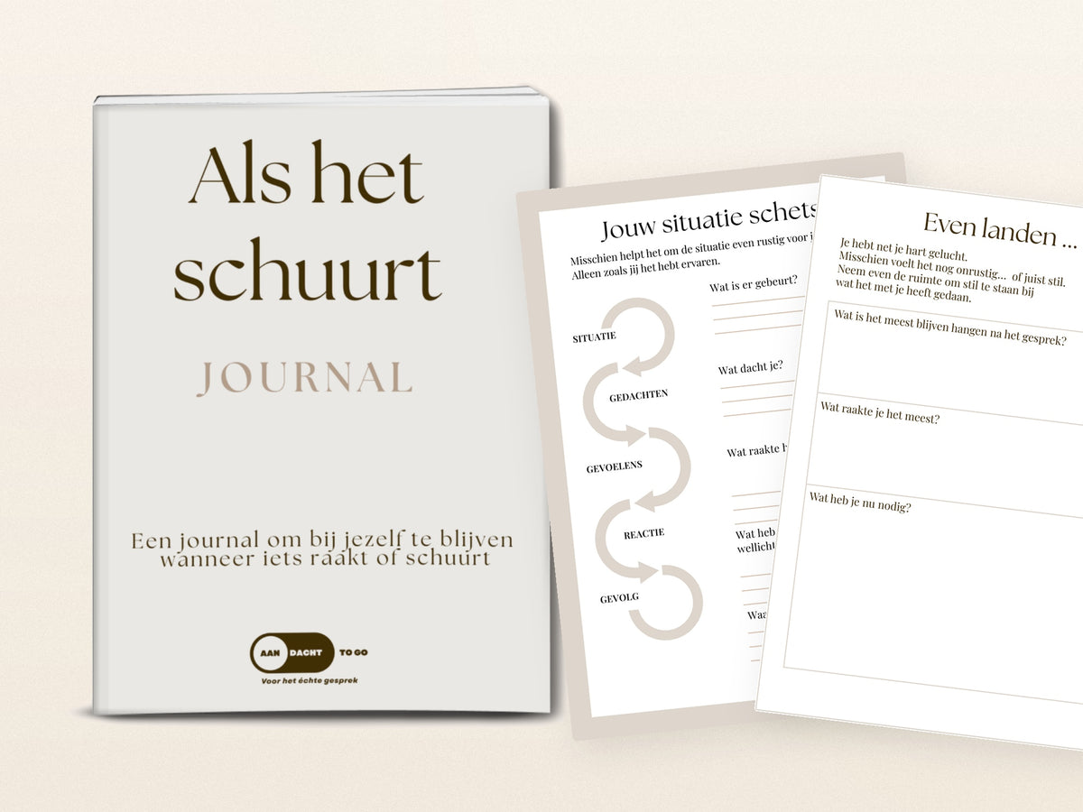 Als het schuurt Journal: Digitaal reflectiejournal voor melders